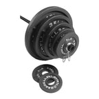 Barbell 300-Lb Cast Iron Olympic Weight Set (Includes 7' Bar)