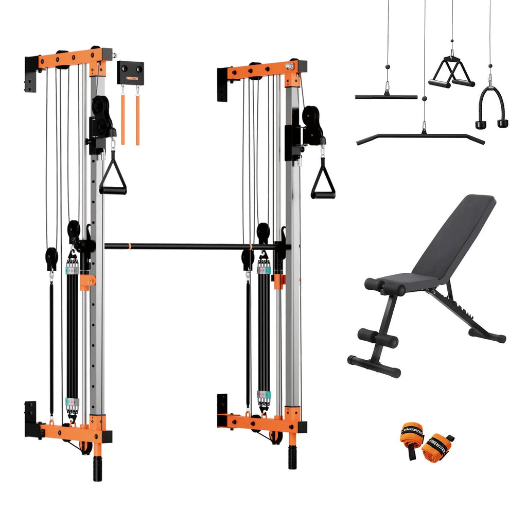 Folding Wall-Mounted Smith Machine